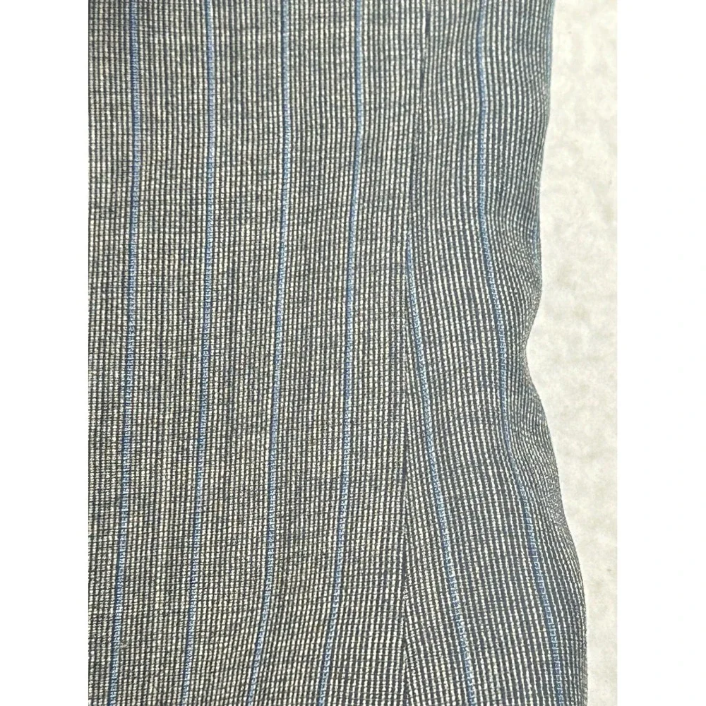 Yves Saint Laurent Blazer Mens L Grey Pinstripe Vintage French Wool Jacket